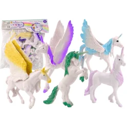 slomart Set 6 figuric Pegazov z belimi krili