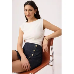 Trendyol Milla Ženska bluza, Krem