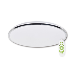 Top Light Silver KXL RC - prigušiva plafonska LED svetiljka LED/51W/230V sa daljinskim upravljačem