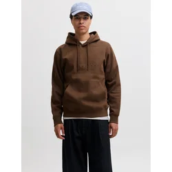 JACK & JONES Majica JJESTAR čokolada