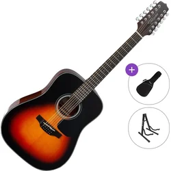 Takamine GD30-12 Standard SET Brown Sunburst 12 strunska akustična kitara