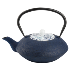 Bredemeijer Teapot Yantai 1,2l dark blue, porcelain lid G021BP