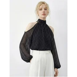 Bianco Lucci Bluza črna/bela