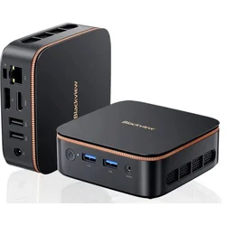 BlackView MP20 AMD R3 3300U 16GB 512GB HDMI 2xUSB 3.0 1xRJ45 BT WiFI W11P Black