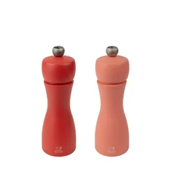 Set of 2 salt and pepper grinders, 15 cm, Tahiti Fire, Bricks&Flame