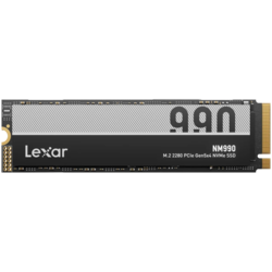 LEXAR NM990 1TB PCIe Gen5 x4 M.2 NVMe up to 14000 MB/s read and 7500 MB/s write