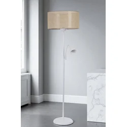 Podna lampa Devin, Bela
