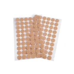 Velcro samolepilna kolesa O15 mm - bež