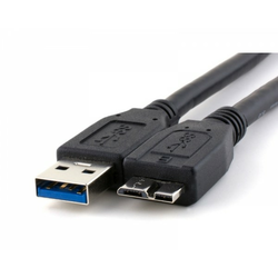 E-GREEN Kabl USB 3.0 tip A - Micro-B MM 2m crni