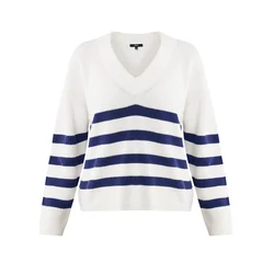 MEXX Pulover mornarska/bela