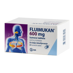 FLUIMUKAN 600 MG 20 ŠUMEČIH TABLET