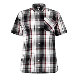 shumee Moška karirasta srajca Lee Cooper črno-bela, velikost XL