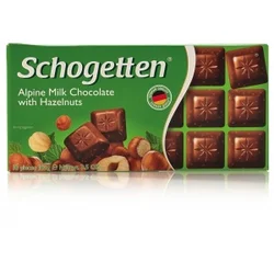 SCHOGETTEN Čokolada sa lešnicima i alpskim mlekom, 100g