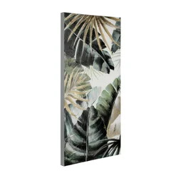Eglo living slika platno, drvo, pastelno tamno zelena, zlatna Alaminos 423046