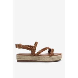 Espadrile DeeZee E8875-1 Rjava