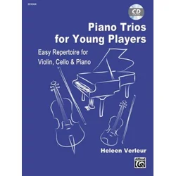 VERLEUR:PIANO TRIOS FOR YOUNG PLAYERS +CD EASY REPERTOIRE