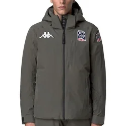 Kappa ski jakna 8Cento 806 USA Ski Team za muškarce, maslinasta