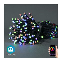 Nedis WIFILX01C84 - LED RGB spoljna girlanda 84xLED/8 funkcija 13m IP65 Wi-Fi Tuya