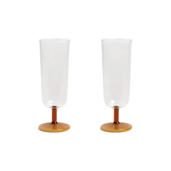 Komplet kozarcev za šampanjec &k amsterdam mingle amber 250 ml 2-pack