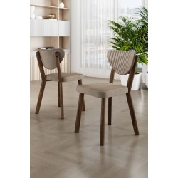 HANAH HOME Set stolica (6 komada) Arfe Cappuccino Brown