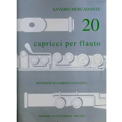 MERCADANTE:20 CAPRICCI PER FLAUTO