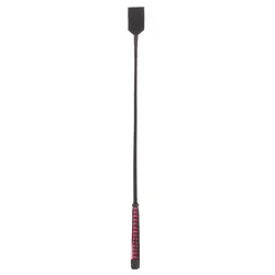Devil Sticks Nylon Stick with Neon Strip & Goat Kid Leather Handle Nubuck Leather Top 71cm Black