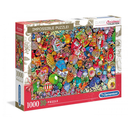 Clementoni - Puzzle Christmas Collection: Impossible - 1 000 kosov