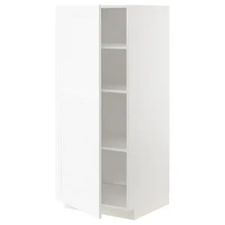 METOD Visoki element s policama, bela Enköping/bela im. drveta, 60x60x140 cm