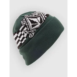 Volcom Opposition Cuff Beanie pine green
