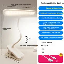 OPPLE Stona LED lampa, Bela