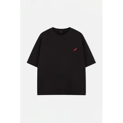 Trendyol Muška majica Tmnss22Ts0318, Crna