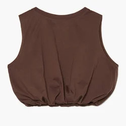 Cropp - Navadna bluza - rjava