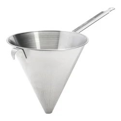 Chinese conical strainer with micro-perforations, 23 cm - de Buyer b