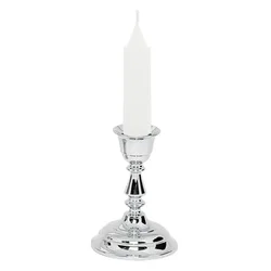shumee Tradicionalni srebrni svečnik 9 cm krom
