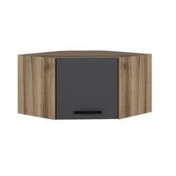 Hanah Home višenamenski ormarić Köşe 7482, 74 cm, antracit