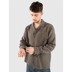 Blue Tomato Plain Linen Shirt olive