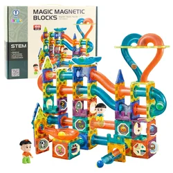 Magnetni bloki s tobogani Magic - 188 elementov