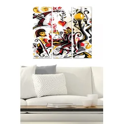 Set slika Wallity MDF237801148, 3 dijela