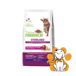 Natural Trainer Sterilised Cat With Dry-Cured Ham 10kg, Za Sterilisane Mačke