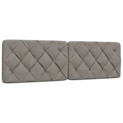 shumee vidaXL Vzglavna stranica taupe 160 cm blago