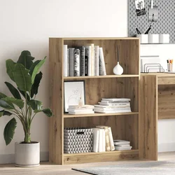 Regal za knjige boja hrasta 80x24x109 cm konstruirano drvo