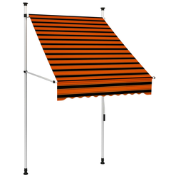 Tenda na ručno uvlačenje 100 cm narančasto-smeđa