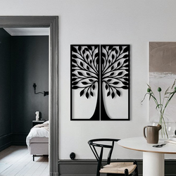 Wallity Zidna dekoracija Efsane, 51x65 cm, 1.2mm, Crna
