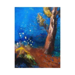 Canvas Slika na platnu La mort de Bouddha, Odilon Redon, 45x60 cm