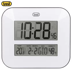 Trevi OM 3520 D digitalna ura, temperatura, vlažnost, bela