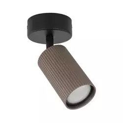 Spot svetiljka TUNE 1xGU10/10W/230V crna/braon