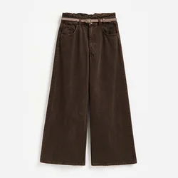 Reserved - Wide leg farmerke s pojasom