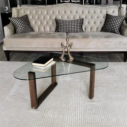 Hanah Home Cam Orta Sehpa S302 Klub sto, 96x41x81cm, Orah