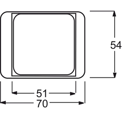 Busch-Jaeger Busch-Jaeger sredinski disk pla 50x50, z vložkom TAE 1746/10-20, (20858527)