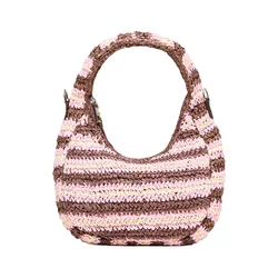 Bershka Torba za čez ramo chamois / rjava / rosé